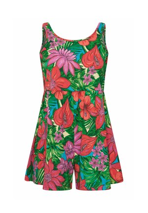 Yours Clothing, PLUS SIZE PLAYSUITS - Buksedragter - red