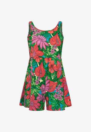 Yours Clothing, PLUS SIZE PLAYSUITS - Jumpsuit - red