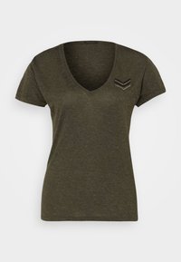IKKS Triko s potiskem - khaki