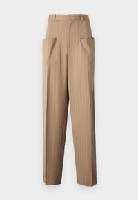 STRUCTURED POCKET  - Trousers - sandstorm