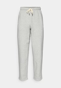 OPEN HEM PANT - Pantalon de survêtement - dark grey heather/black