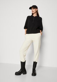 aerie TWIST SEAM JOGGER - Παντελόνι φόρμας - toasted coconut