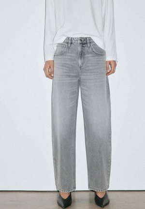 Mango, ADULT - Jeans baggy - grey denim