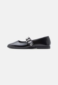 Ballerina med reim - black