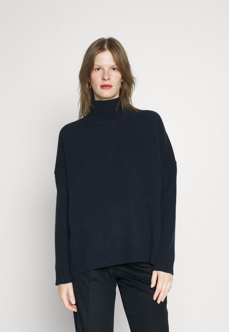 Weekend By Max Mara Benito High Neck Jumper in Navy 23536607336 Col 012