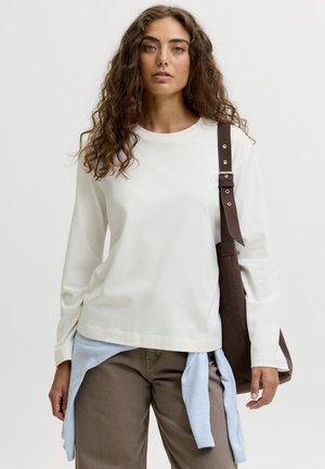 JJXX JXSOPHIA BOXY LS TEE - Pitkähihainen paita - cloud dancer