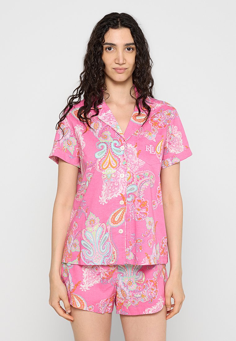 Lauren Ralph Lauren Pyjama gemêleerd donkerroze