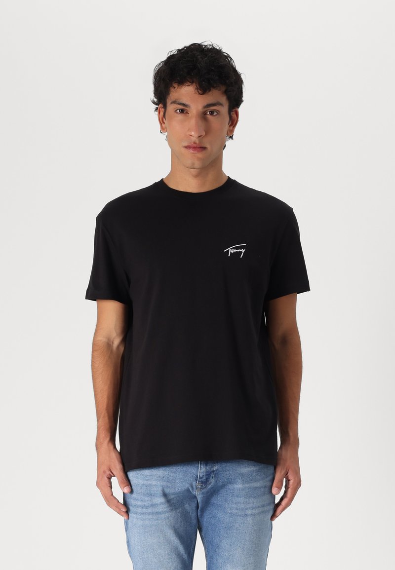Tommy Jeans - SIGNATURE TEE - Basic T-shirt - black, Enlarge