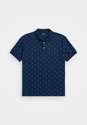 CUSTOM SLIM FIT PRINTED MESH POLO SHIRT - Polo marškinėliai - ocean anchors