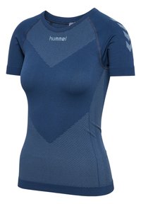 Hummel FIRST SEAMLESS - Unterhemd/-shirt - vintage indigo