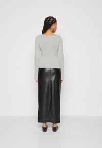 Gina Tricot SOFT TOUCH  - Ilgarankovis viršutinės dalies drabužis - grey melange