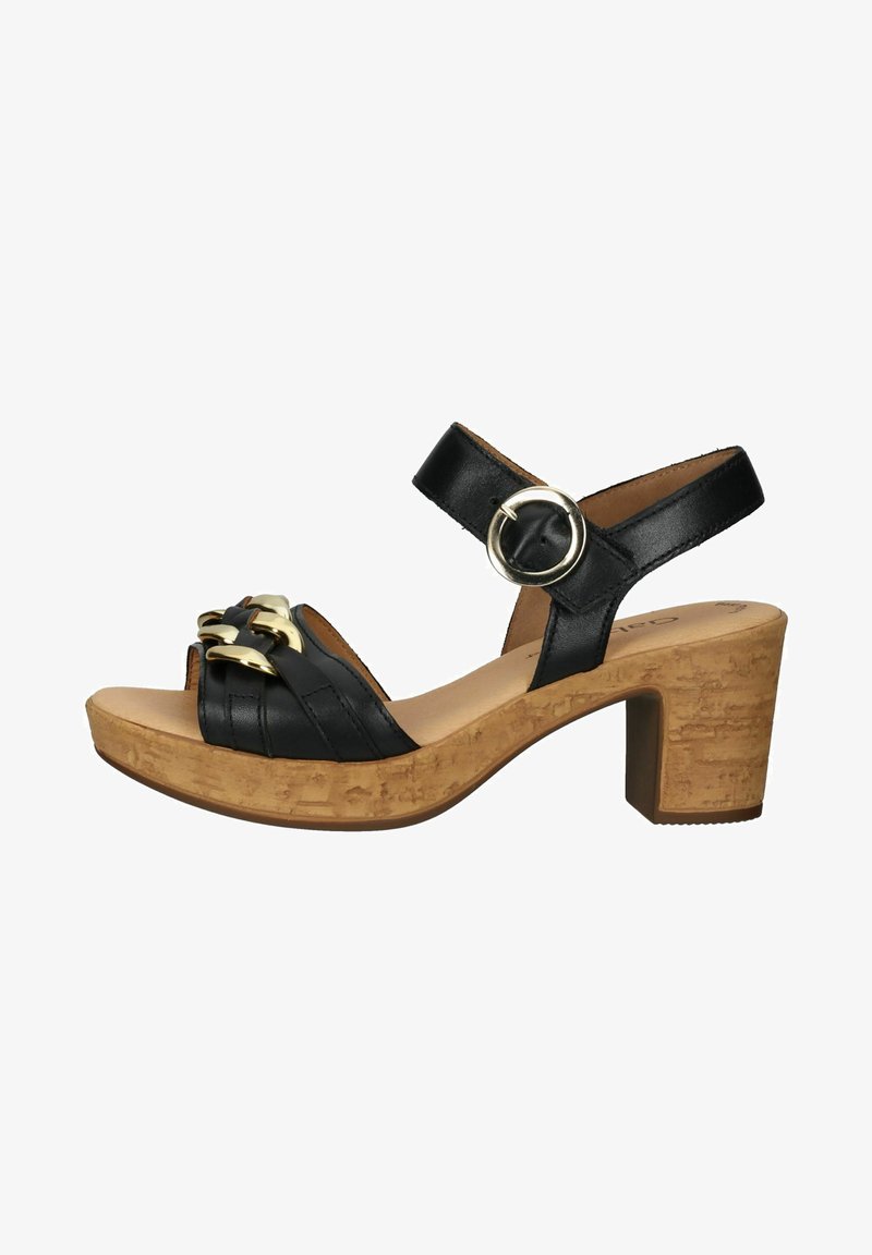 Gabor Clogs - schwarz/gold