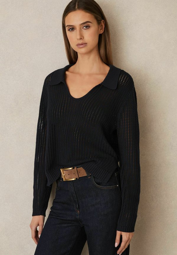 MATILDA OPEN COLLAR  - Strickpullover