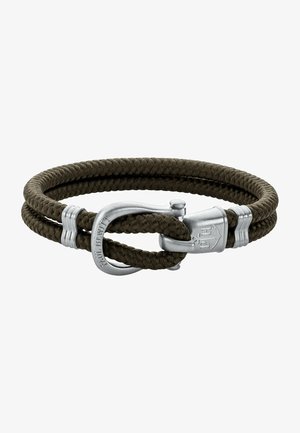 Lacoste SWARM - Armband - silber grün/silberfarben