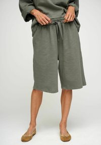 moshi moshi mind - AIR - Tracksuit bottoms - khaki gray Thumbnail Image 1