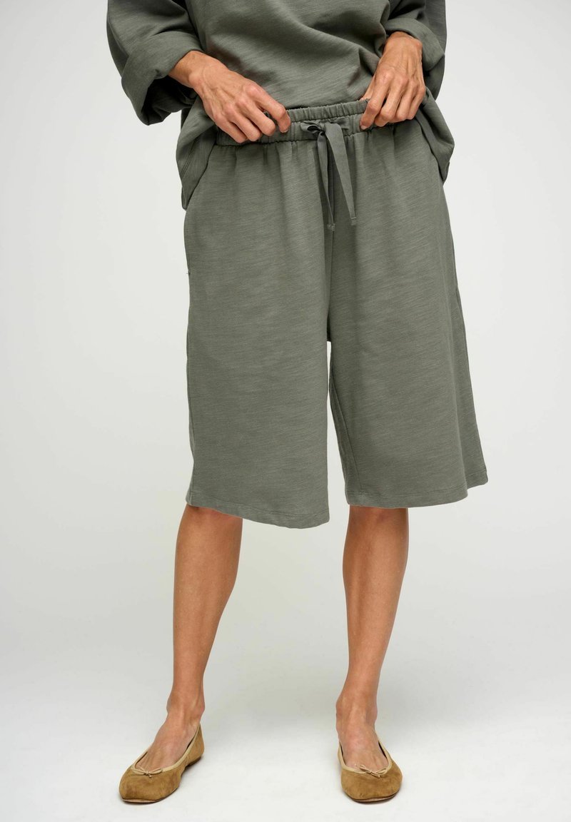moshi moshi mind - AIR - Tracksuit bottoms - khaki gray, Enlarge