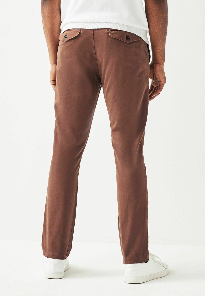 Next SLIM FIT PREMIUM - Chino hlače - rust brown