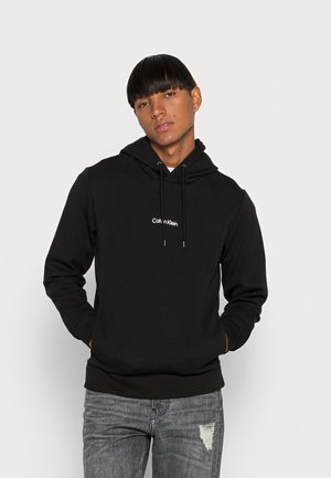 MICRO LOGO HOODIE - Felpa con cappuccio - black
