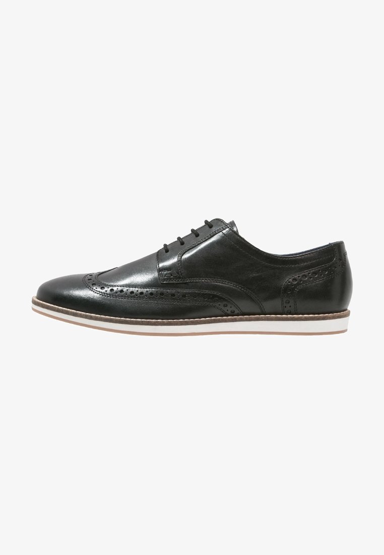 Pier One Chaussures à lacets - black