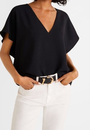 Mango, Blouse - black