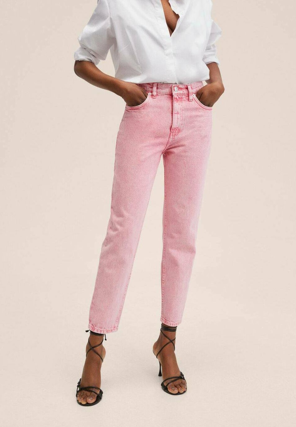 Mango Jeans slim fit - bubblegum pink/rosa fluo - Zalando.it