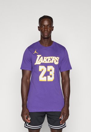 LOS ANGELES LAKERS LAL TEE LEBRON JAMES - Klupska odjeća - field purple