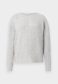 Unselected, light grey melange