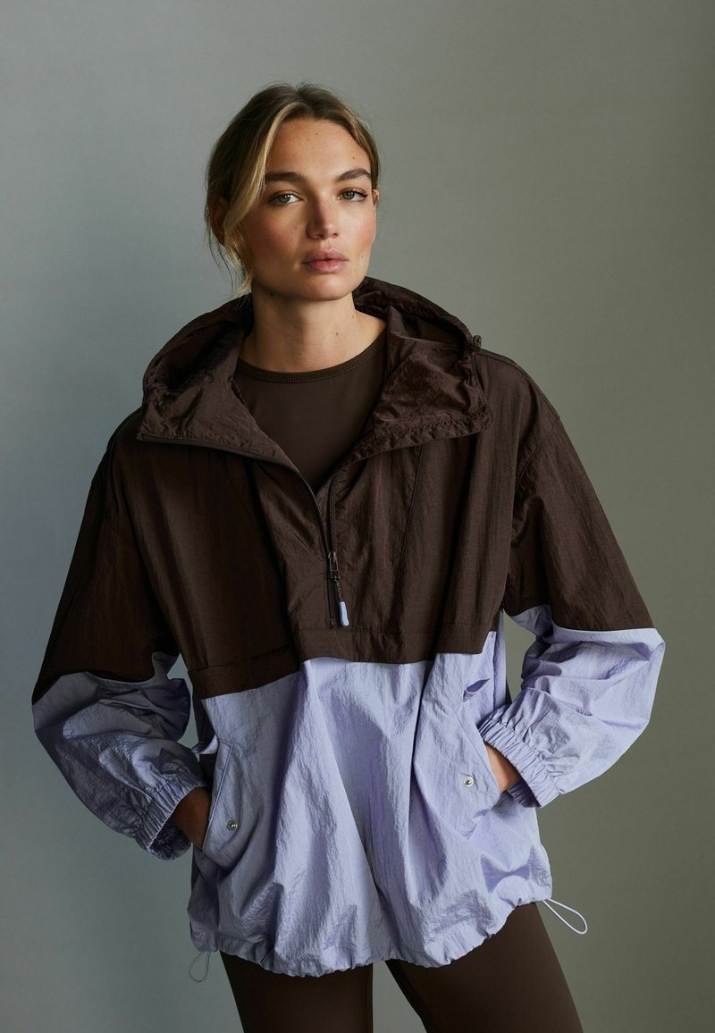 Next QUARTER ZIP - Veekindel jope - brown lilac