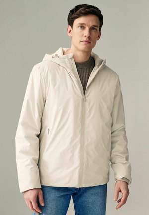 REGULAR FIT - WADDED HOODED - Lahka jakna - light grey