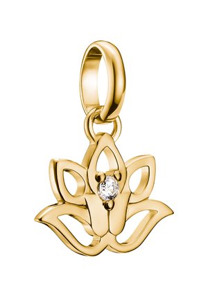 LOTUSBLÜTE - Anhänger - gelbgoldfarben weiß