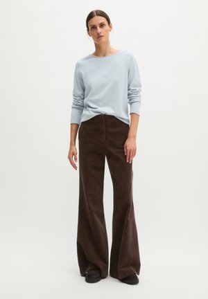 Marc O'Polo, PULLOVER, LONGSLEEVE, BOAT NECK - Strickpullover - glacial blue