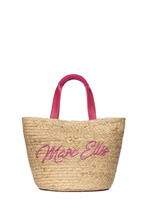 Handtasche - beige e fuxia