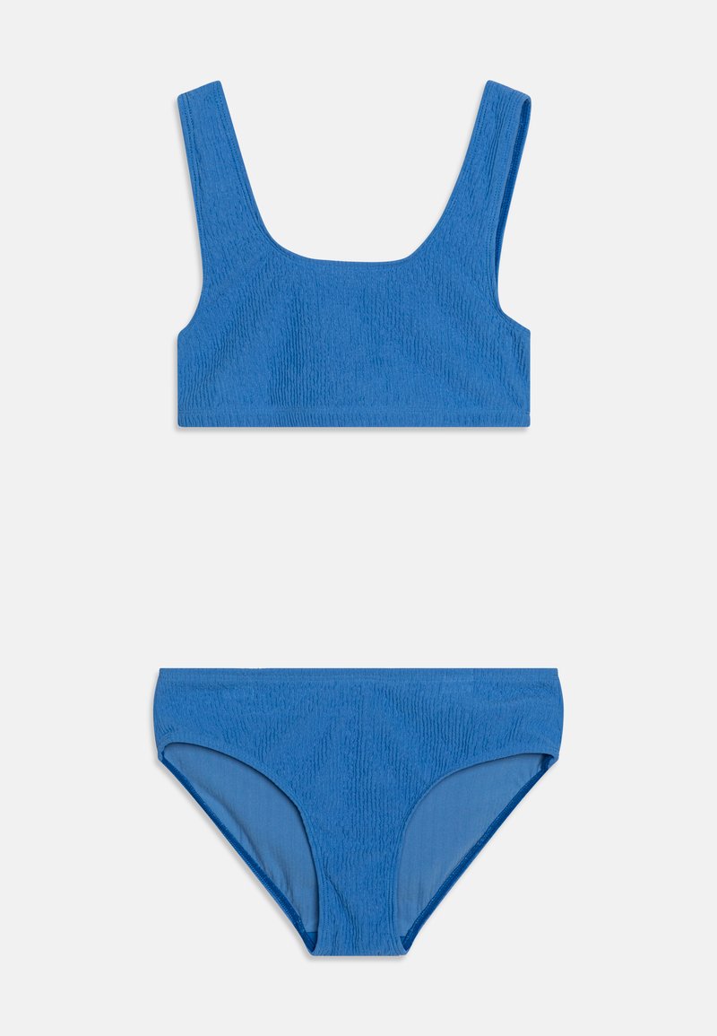 Lindex TEXTURED Bikini neon blue/blau Zalando.ch