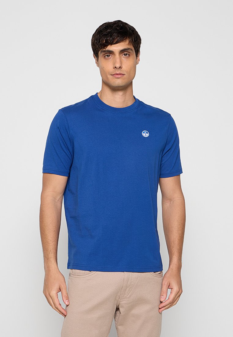 North Sails T-shirt basic blauw