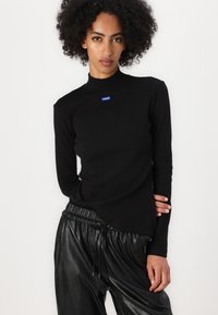 HUGO Long sleeved top - schwarz