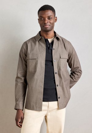 ISAAC SHIRT JACKET - Nyári dzseki - dark brown