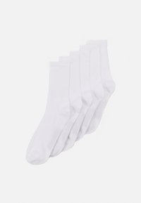 Jack & Jones JACBASIC TENNIS 5 PACK - Socken - white