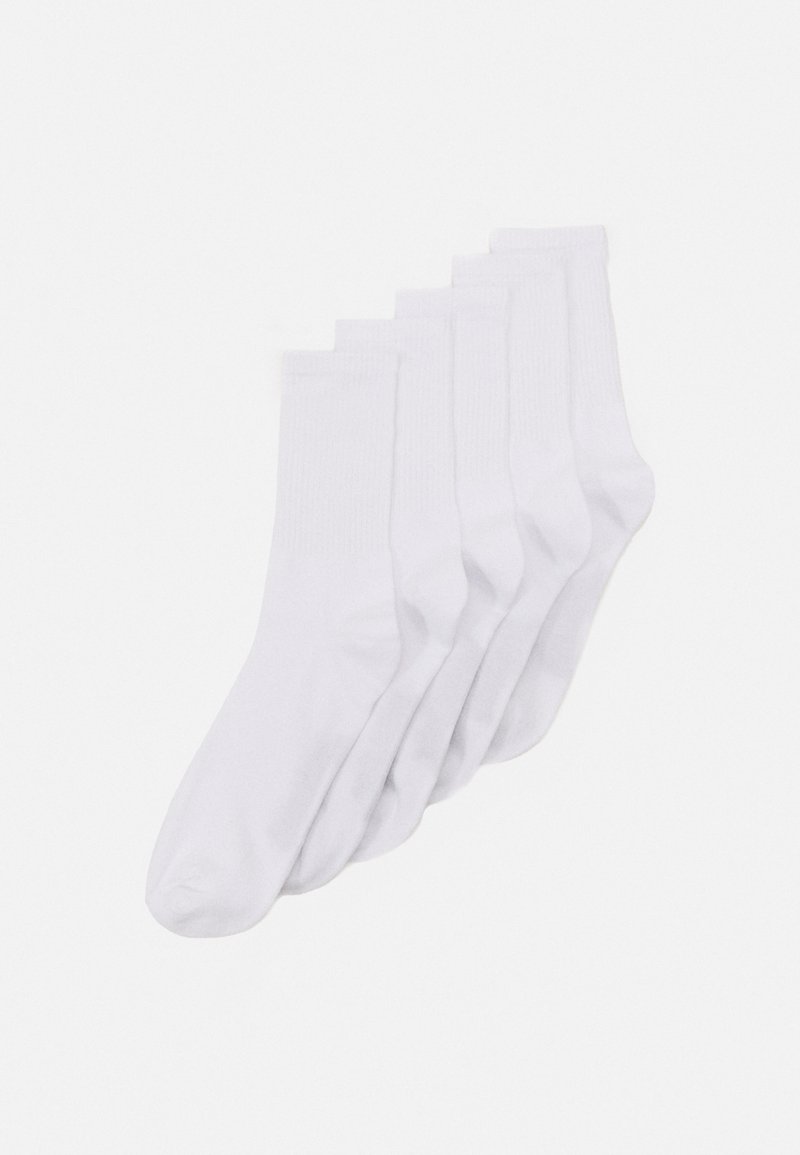 Jack & Jones JACBASIC TENNIS 5 PACK - Meias - white