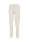 SLIM FIT - Pantalon classique - off white