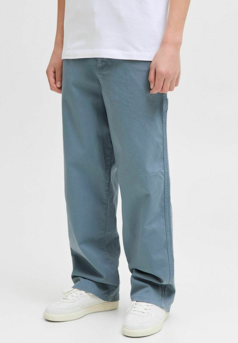Jack & Jones Junior JPSTALEX CO JJCARPENTER - Broek - dusty olive/lichtgroen