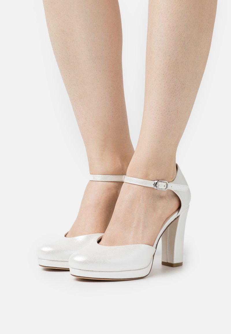 Tamaris Lodičky s platformou - pearl