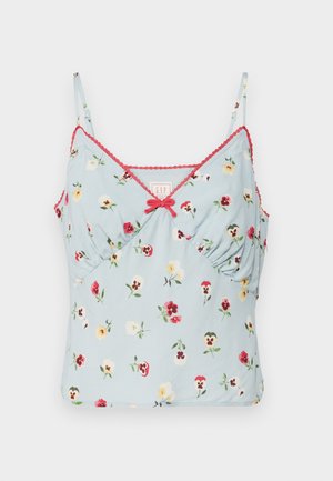 GAP GAP X DÔEN FLORAL CAMI - Topp - dublin blue