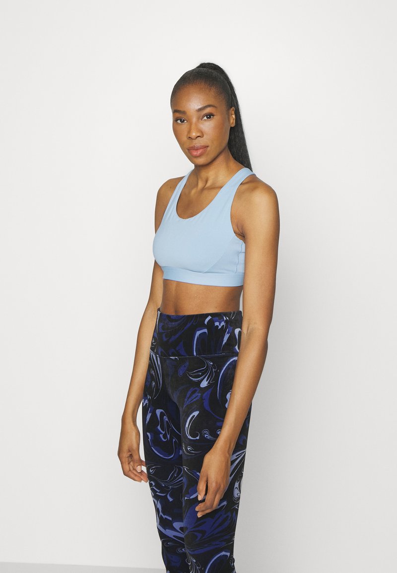 Athleta ULTIMATE EASE BRA DDD Medium support sports bra heron blue