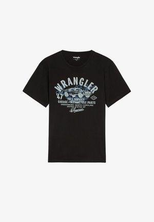 Wrangler, AMERICANA TEE - T-shirt imprimé - black beauty