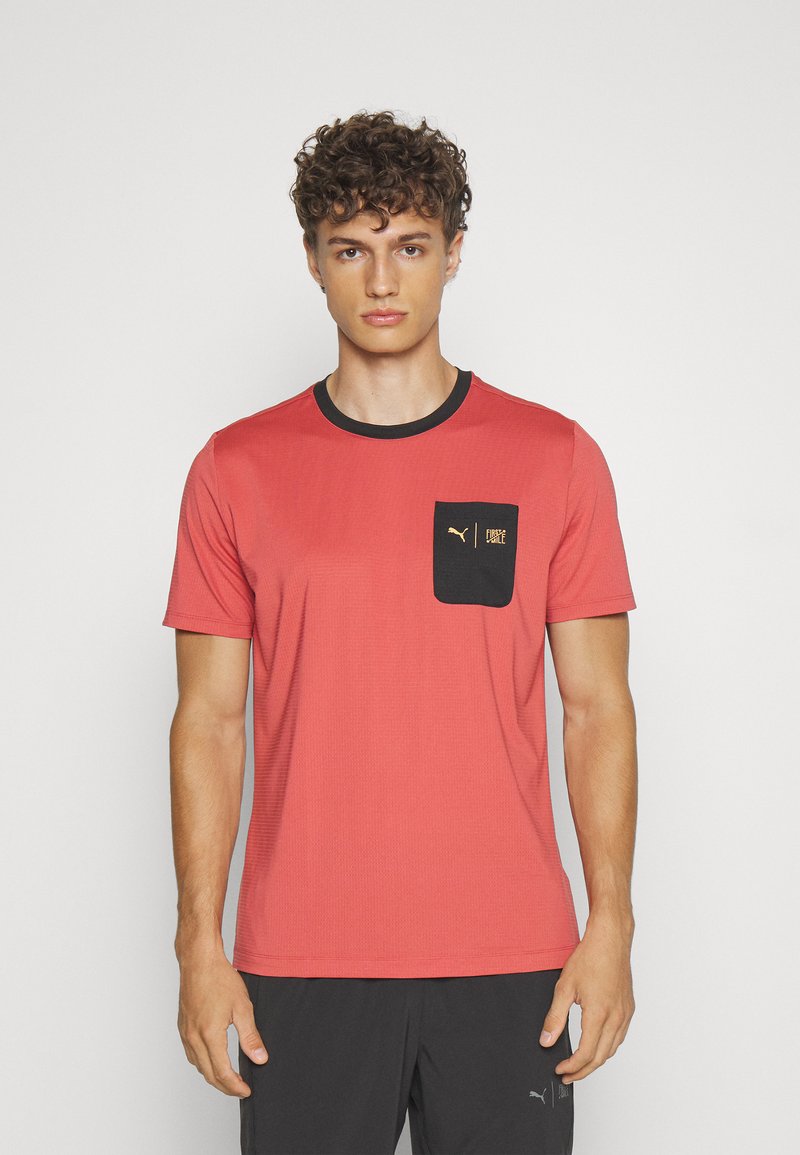 Puma FIRST MILE TEE Sport TShirt astro red/rot Zalando.de