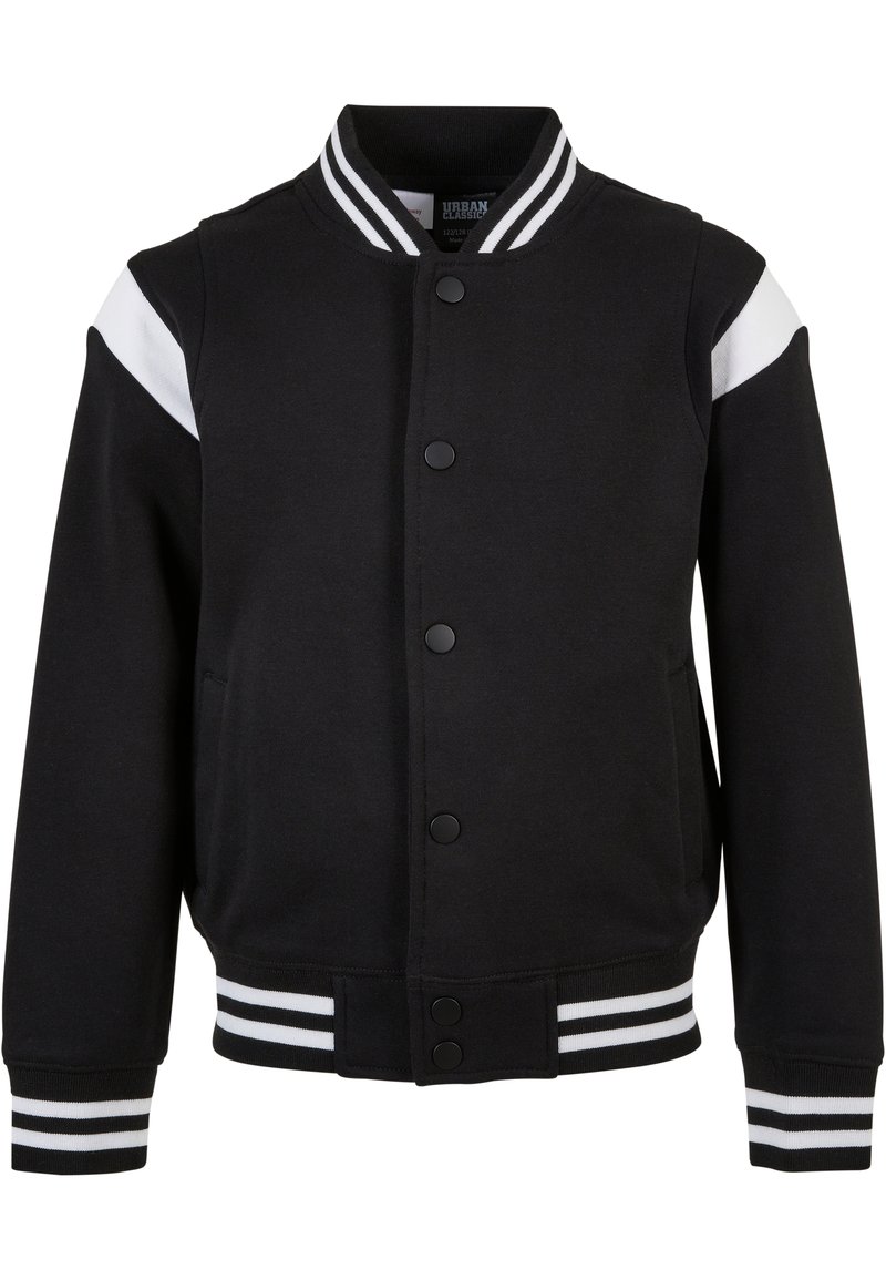 Urban Classics Ladies - ORGANIC College Sweat Jacket Black