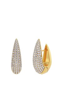 EDBLAD CREST PAVÉ HOOPS LARGE - Naušnice - gold-coloured