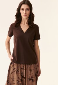 TATUUM - PARTA - T-shirt basic - brown Miniatuurafbeelding 1