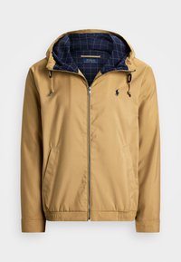 TWILL HOODED JACKET - Windbreaker - camel