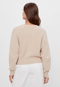 Bershka Stickad tröja - beige